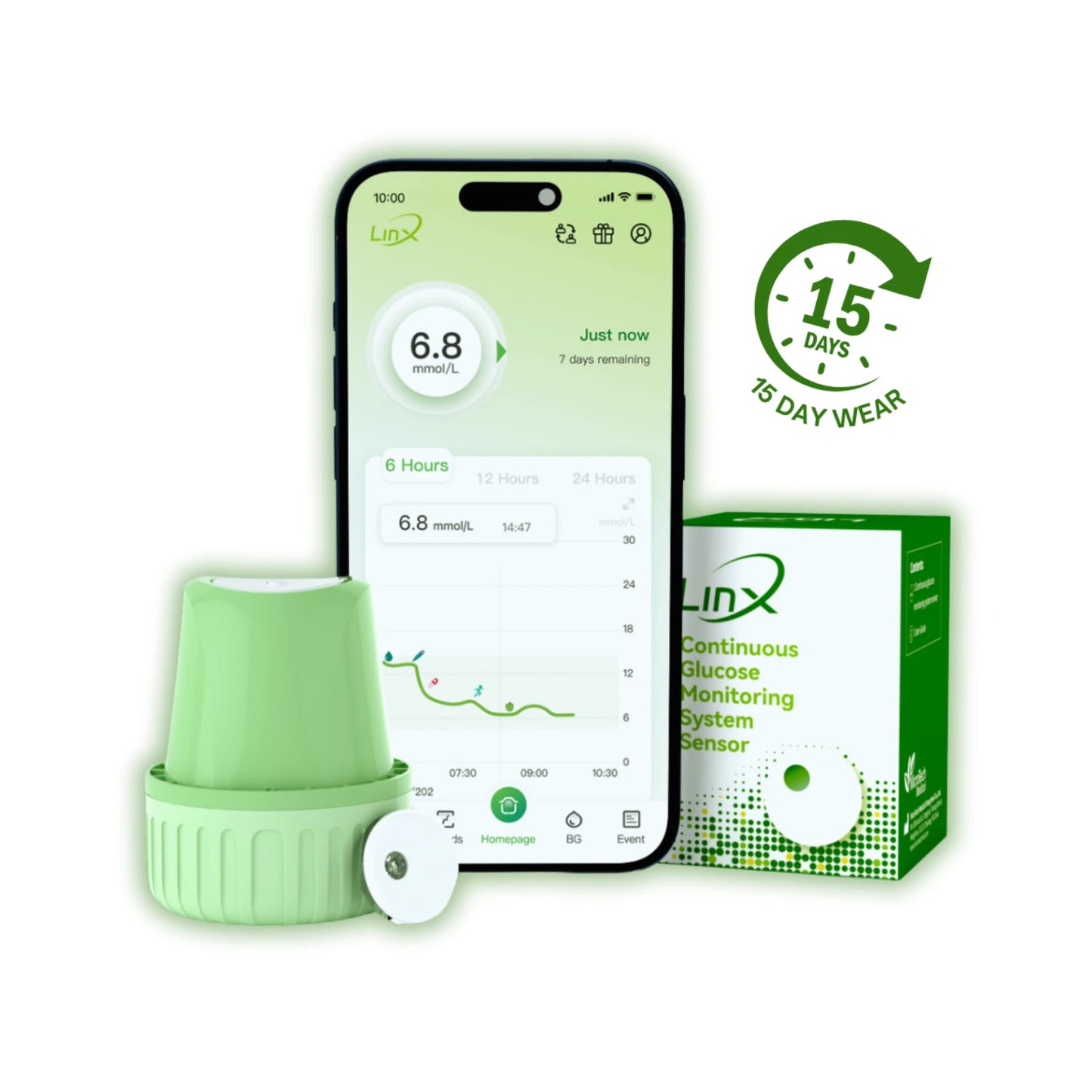 Senzor de monitorizare continuă a glucozei LINX GX-01S