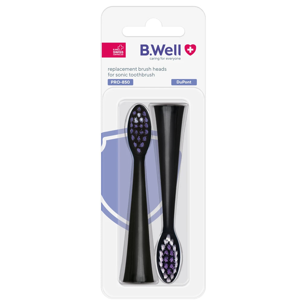 B.Well Perie rezervă neagră, 2buc (PRO-850)