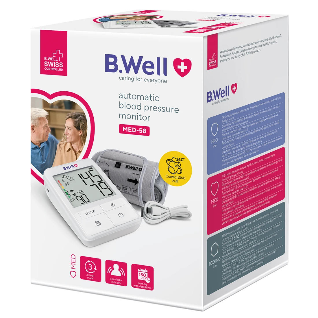 B.Well Tonometru automat pentru braț fără adapter (MED-58)