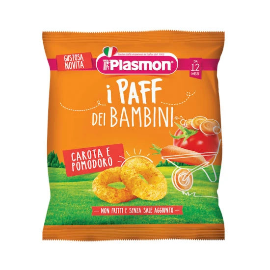 Plasmon Pufulete rosii si morcov 15g