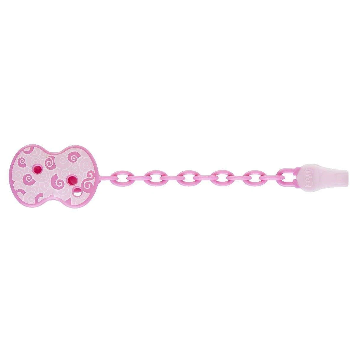 Chicco Lanț pentru suzeta, Roz, 0+, 1 buc (40820)