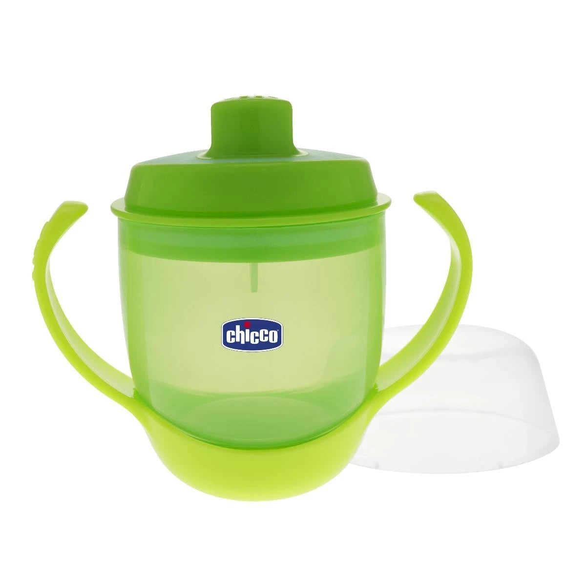 Chicco поильник с твердым носиком, зеленый, 12+, 180 ml (68245)