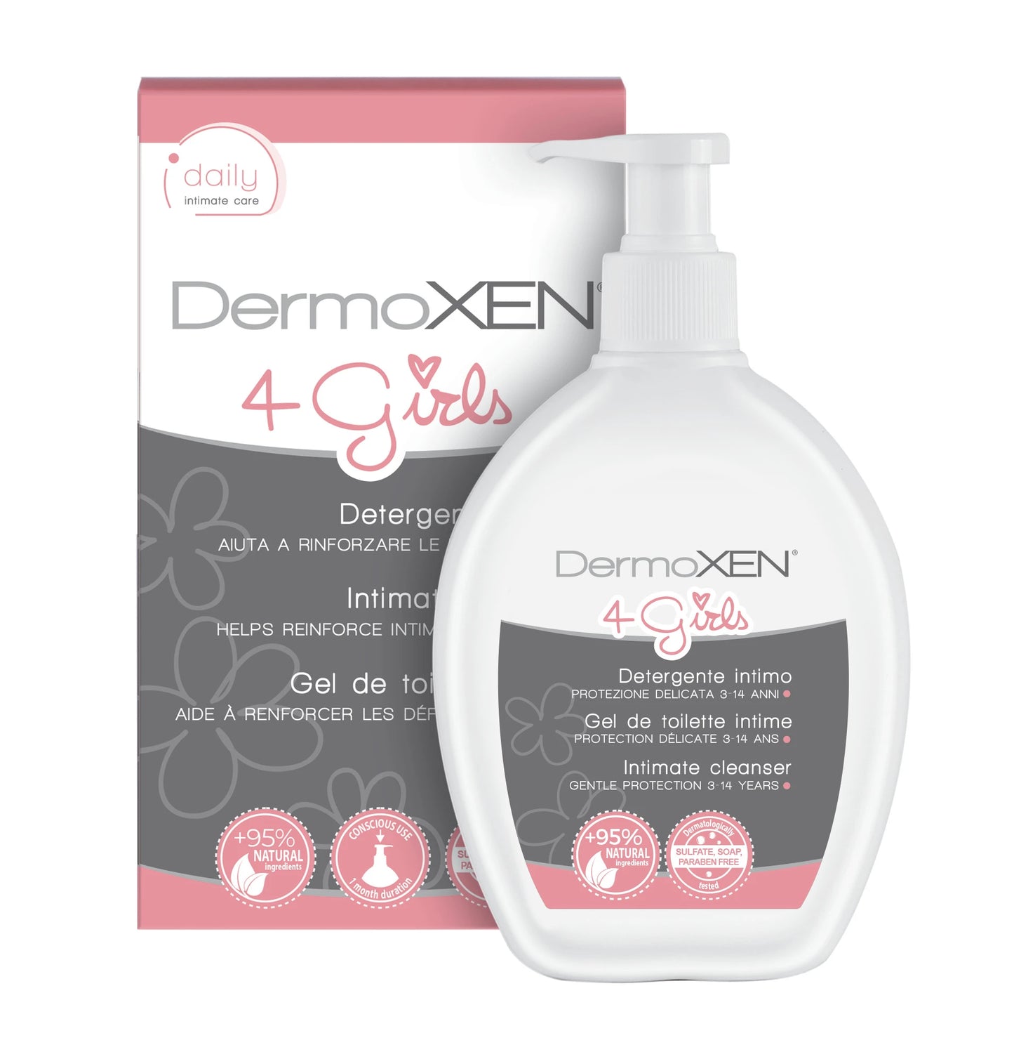 DermoXen 4Girls Gel igienă intimă (3ani+) 200ml