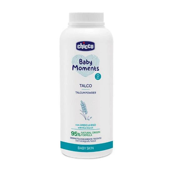 Chicco Pudră de talc cu amidon de orez, 0+, 150ml