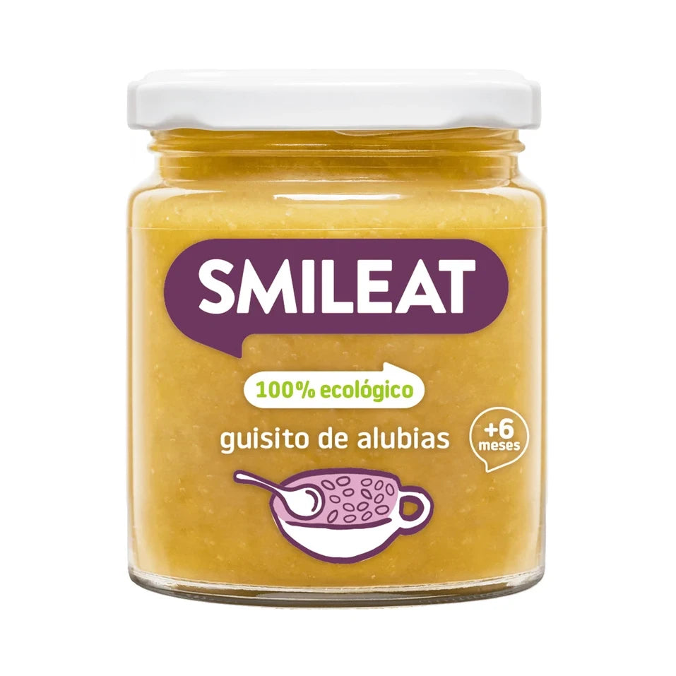 Smileat Piure organic ragu de fasole, 6luni+, 230g