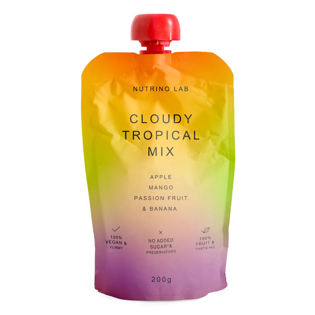 NutrinoLab piure Mere, mango, maracuja, banane 6*200g  (20%)
