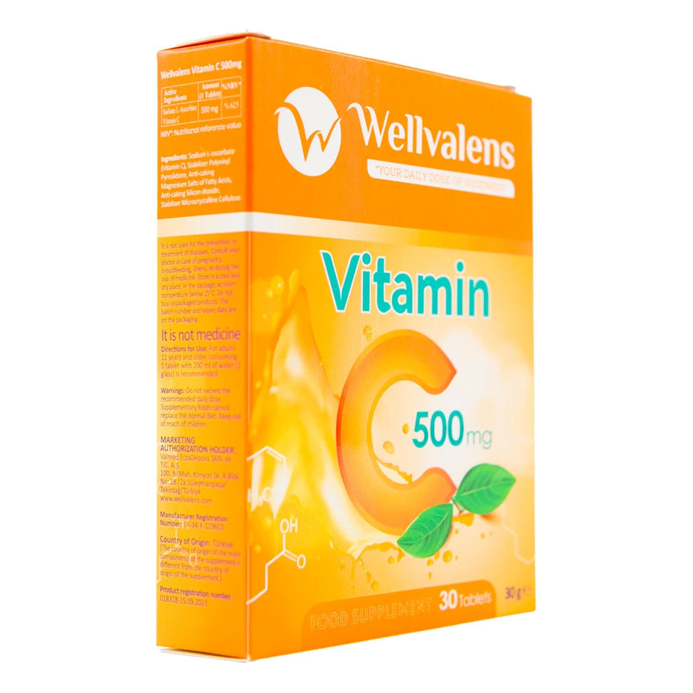 Wellvalens Vitamin C 500mg табл. N30