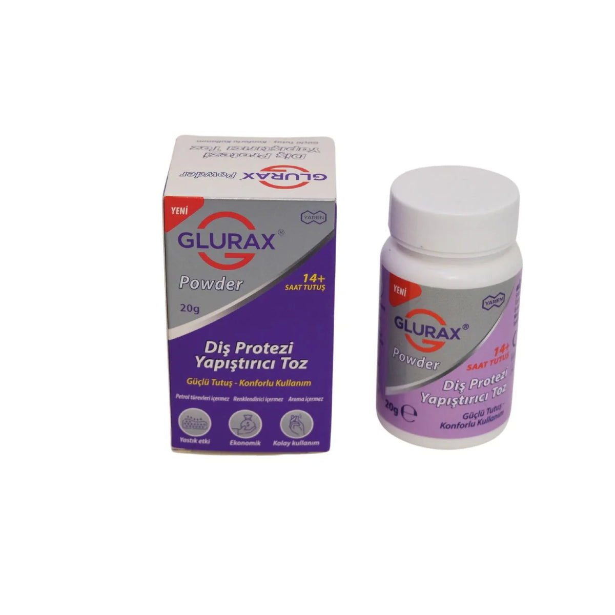 GLURAX адгезивный порошок для зубных протезов 20g N1