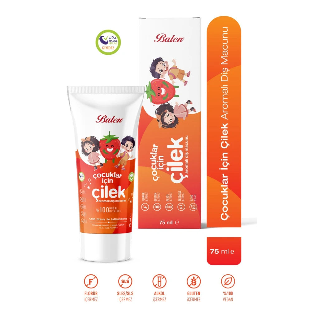 Balen’s Beeauty Kids Pastă de dinți cu căpșună pentru copii 75ml