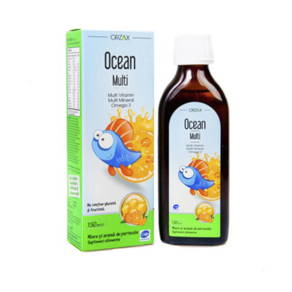 SBA Omega 3 Ocean Multi (Ulei de peste +Multivitame+Zn) sirop 150ml