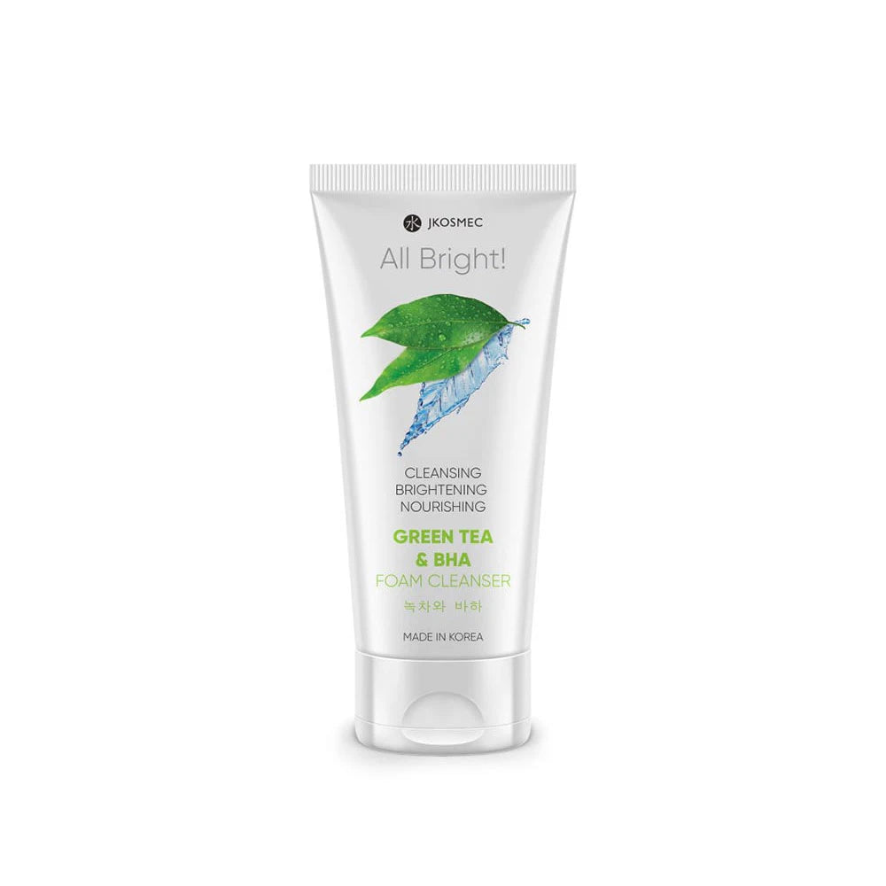 JKOSMEC Spuma de curatare cu ceai verde si BHA, 180ml