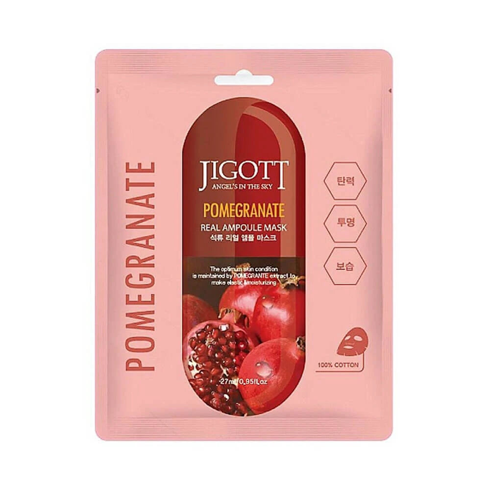 Jigott Real Mască pentru față cu extract de rodii 27ml