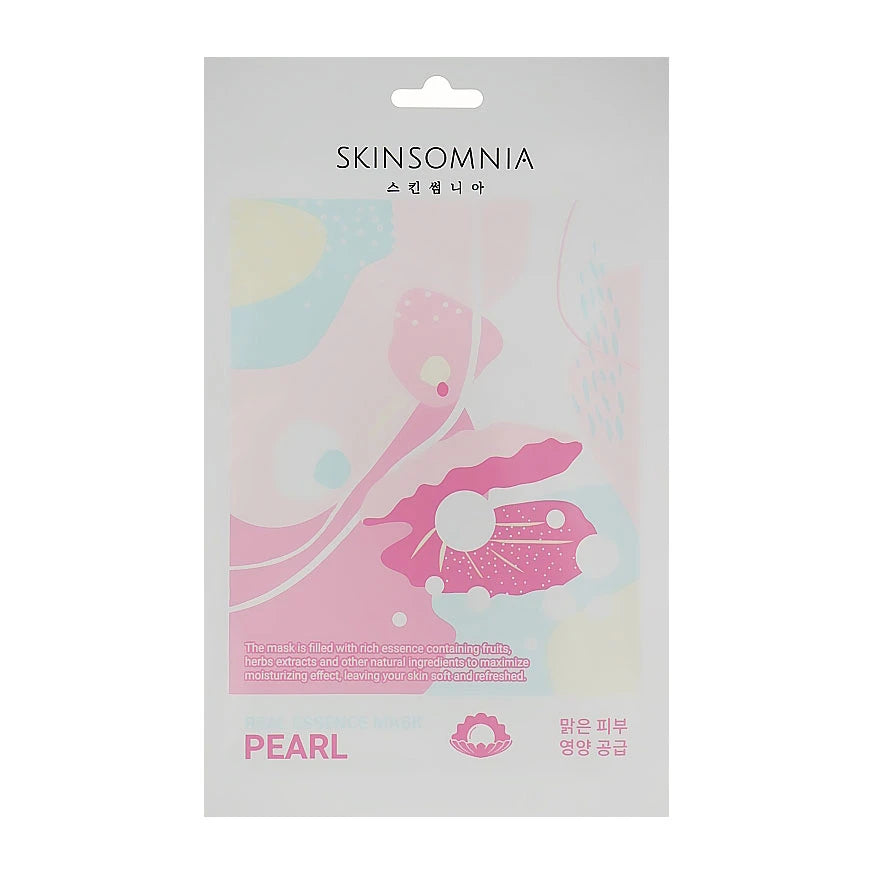 JK SKINSOMNIA Маска для лица из ткани с экстрактом жемчуга, 25ml,