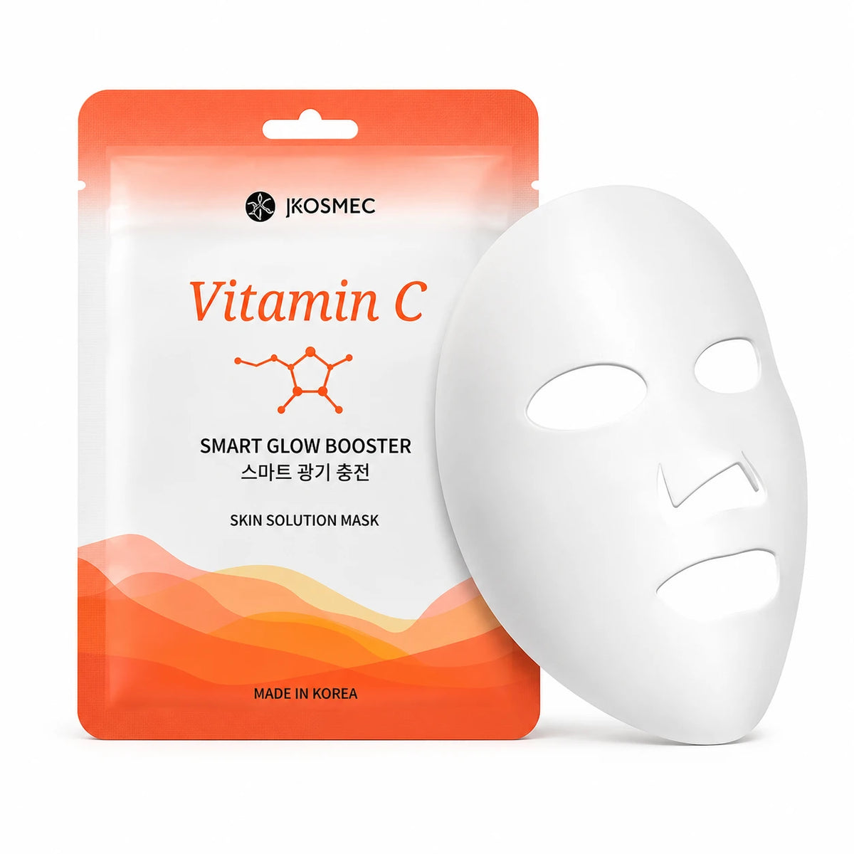 JKOSMEC SS Тканевая маска для лица с витамином C, придающая сияние, 25ml