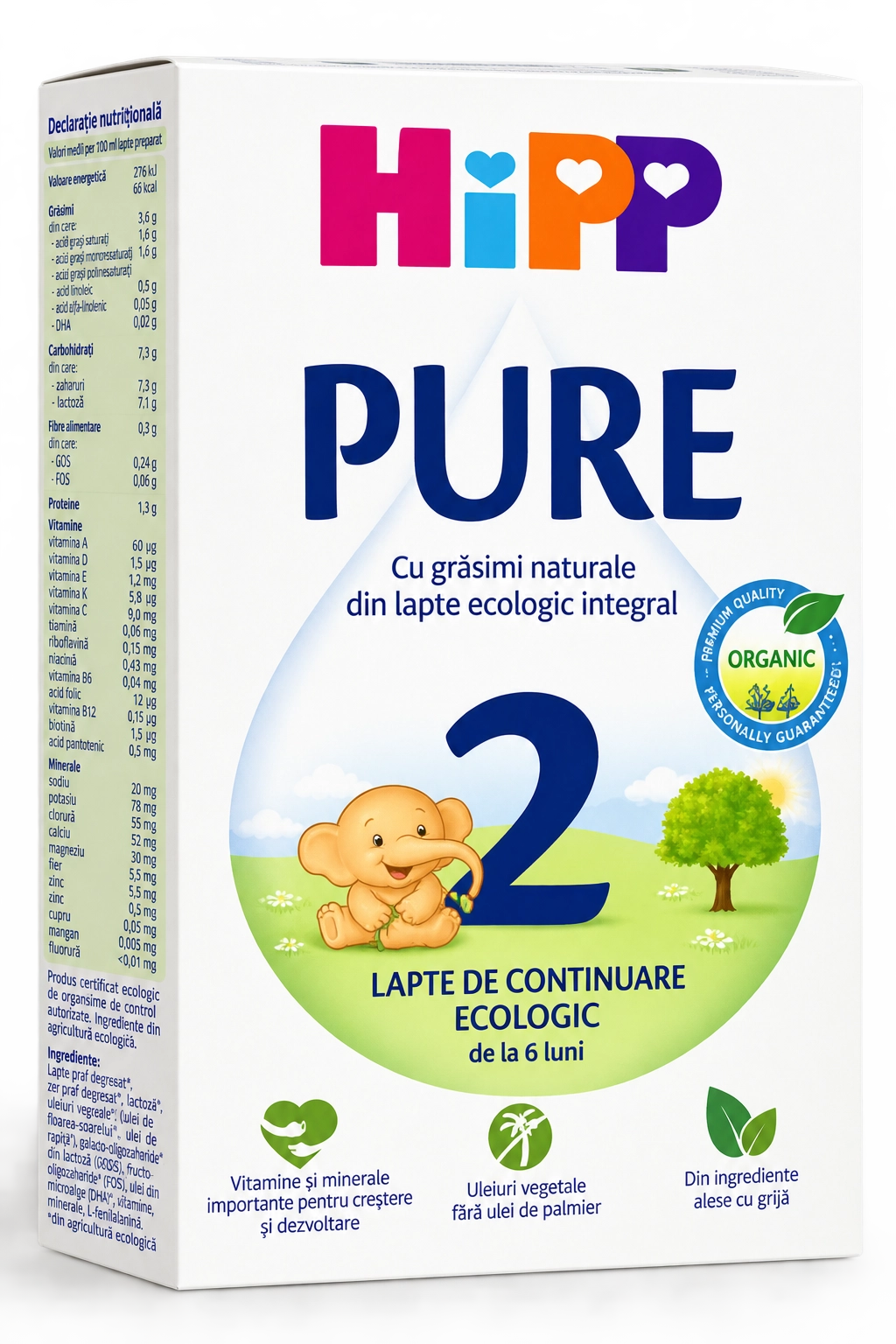 Hipp 20019 (2) Pure (6 luni) 300g